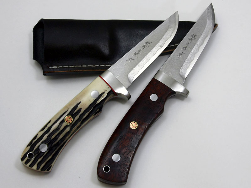 越前丸勝作 V金10号ダマスカスナイフ入荷しました! | 【e刃物.com ...