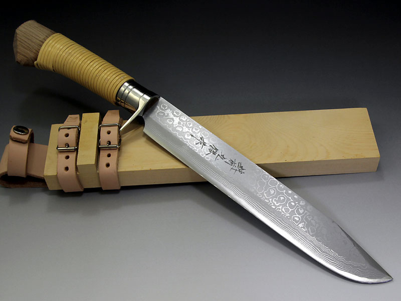 アウトドア越前丸勝作 ダマスカス 8寸スポーツ・レジャー-rdindy.com